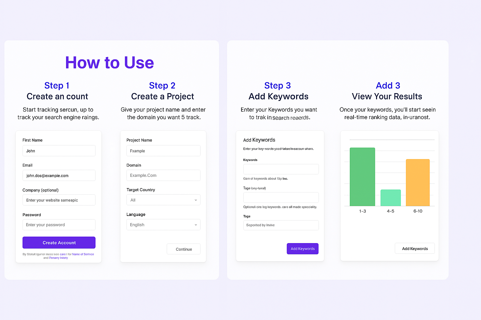 SERP Tracker Dashboard